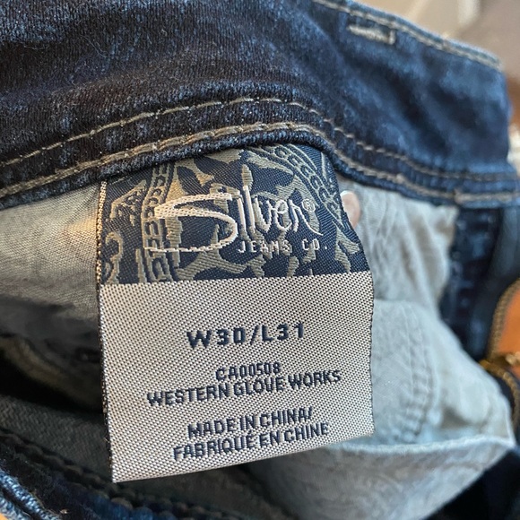 Silver jeans, like new - Picture 4 of 4